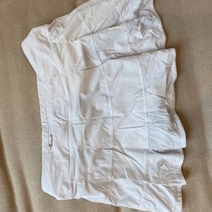 Lululemon white tennis skirt